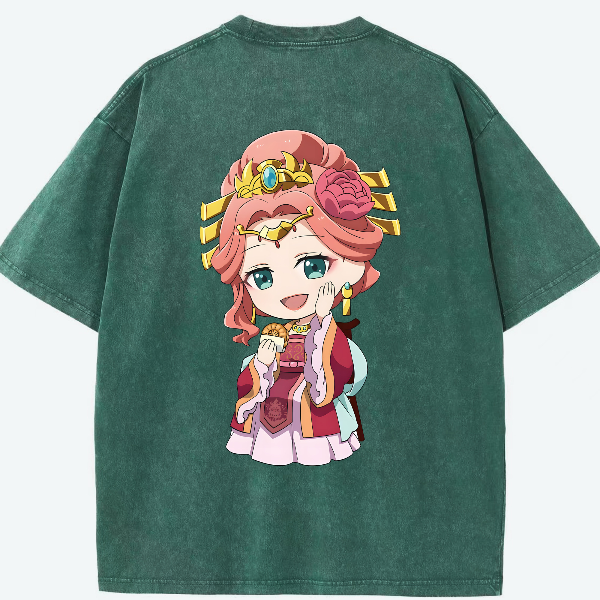 （画像用） 薬屋のひとりごと The Apothecary Diaries 綿100% ヴィンテージ風 半袖Tシャツ（背面プリント）